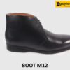 Giày da nam cổ thấp đế khâu chỉ Chukka Boot M12 001