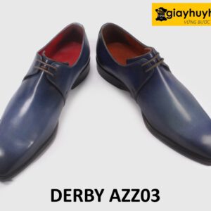 Giày tây Derby nam 2 cặp lỗ buộc dây phong cách AZZ03 004