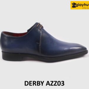 Giày tây Derby nam 2 cặp lỗ buộc dây phong cách AZZ03 001