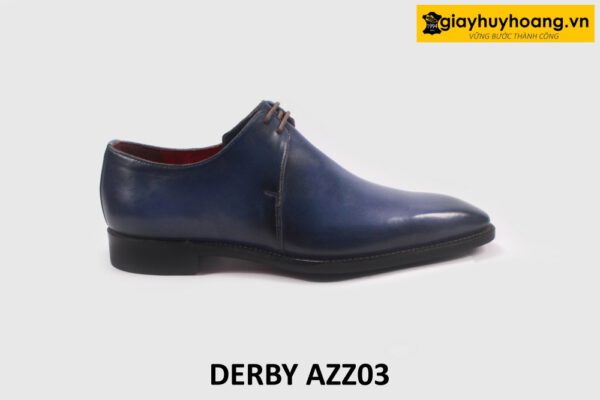 Giày tây Derby nam 2 cặp lỗ buộc dây phong cách AZZ03 001