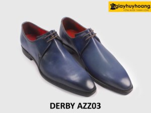 Giày tây Derby nam 2 cặp lỗ buộc dây phong cách AZZ03 003