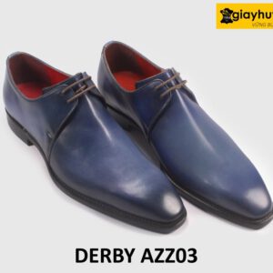 Giày tây Derby nam 2 cặp lỗ buộc dây phong cách AZZ03 003