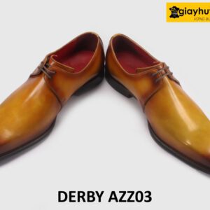 Giày Derby nam mũi vuông nhọn đẹp sang trọng AZZ03 005