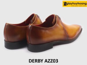 Giày Derby nam mũi vuông nhọn đẹp sang trọng AZZ03 004