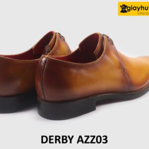Giày Derby nam mũi vuông nhọn đẹp sang trọng AZZ03 004