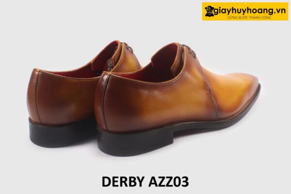 Giày Derby nam mũi vuông nhọn đẹp sang trọng AZZ03 004