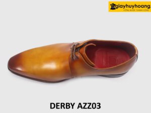 Giày Derby nam mũi vuông nhọn đẹp sang trọng AZZ03 002
