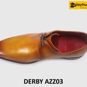 Giày Derby nam mũi vuông nhọn đẹp sang trọng AZZ03 002