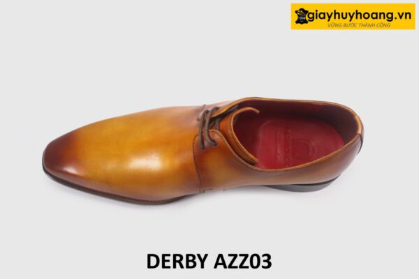 Giày Derby nam mũi vuông nhọn đẹp sang trọng AZZ03 002