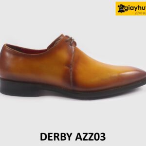 Giày Derby nam mũi vuông nhọn đẹp sang trọng AZZ03 001