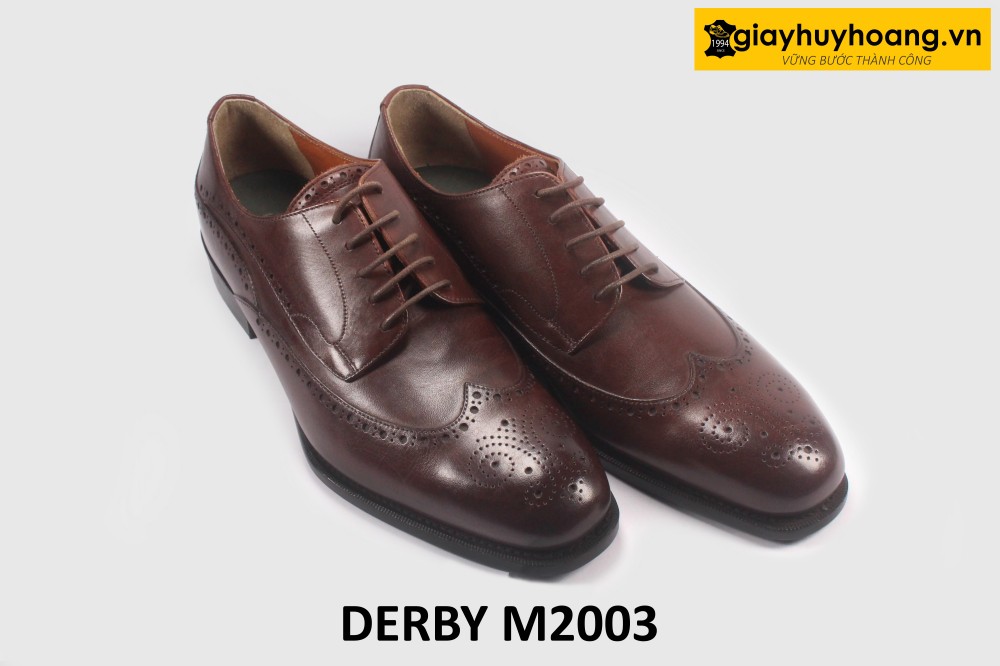 ban-giay-derby-da-nam-da-bo-thu-cong-m2003-003 Giày tây Derby nam đẹp công sở hàng hiệu M2003 003