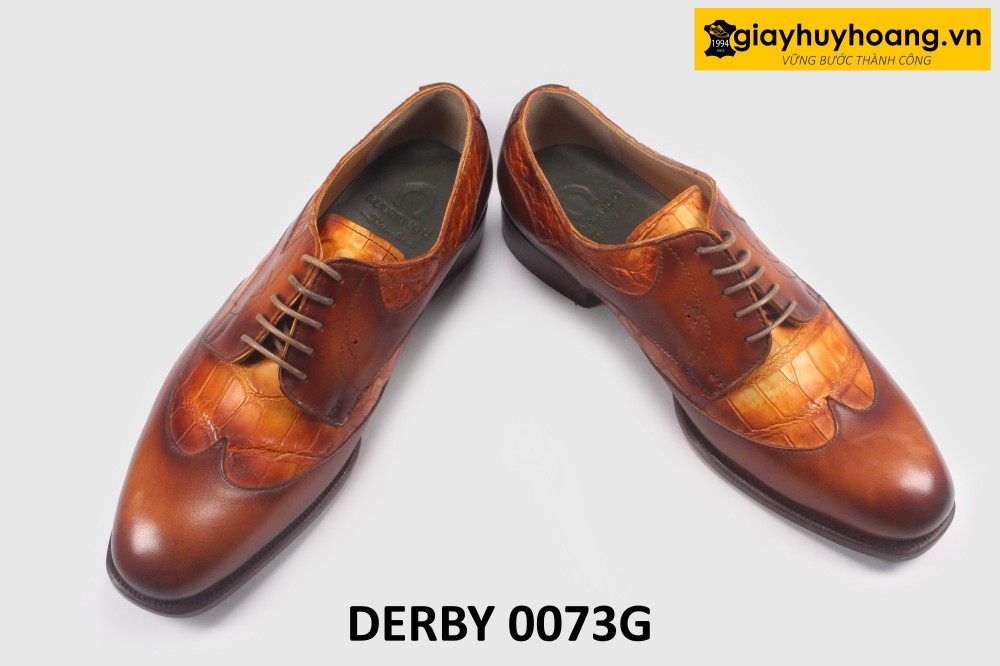 ban-giay-derby-da-nam-da-bo-thu-cong-mdb0073g-002 Giày Derby nam sang trọng đóng thủ công 0073G 004