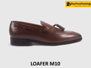 Giày lười Loafer nam màu nâu chính hãng cao cấp M10 001
