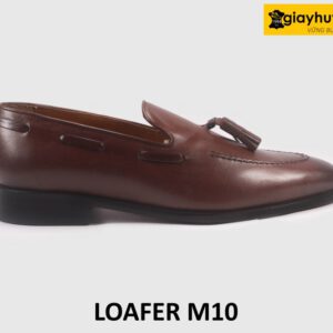 Giày lười Loafer nam màu nâu chính hãng cao cấp M10 001