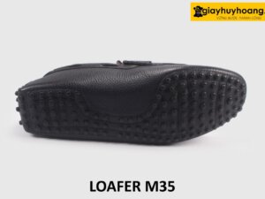 Giày lười nam lái xe mũi vuông da hạt M35 008