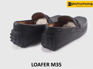 Giày lười nam lái xe mũi vuông da hạt M35 007