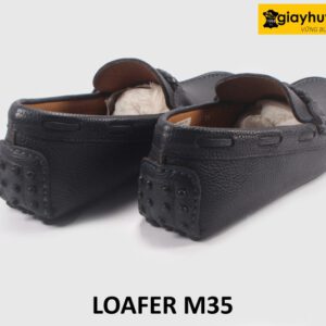 Giày lười nam lái xe mũi vuông da hạt M35 007
