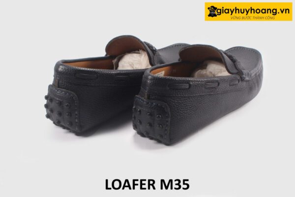 Giày lười nam lái xe mũi vuông da hạt M35 007