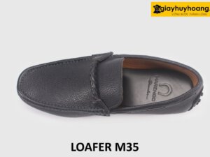 Giày lười nam lái xe mũi vuông da hạt M35 004