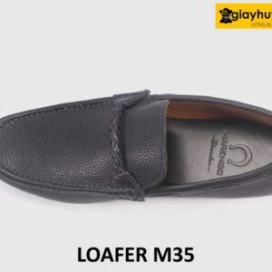 Giày lười nam lái xe mũi vuông da hạt M35 004