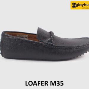 Giày lười nam lái xe mũi vuông da hạt M35 001