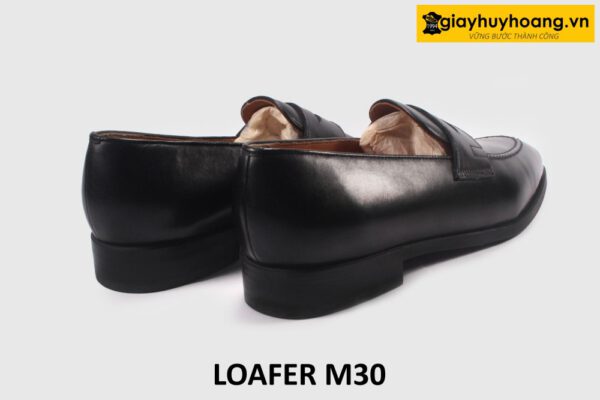 Size 39 Giày Loafer nam không buộc dây đế khâu chỉ M30 005
