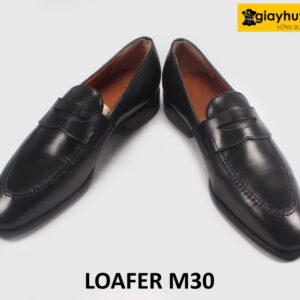 Size 39 Giày Loafer nam không buộc dây đế khâu chỉ M30 004