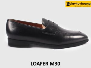 Size 39 Giày Loafer nam không buộc dây đế khâu chỉ M30 001
