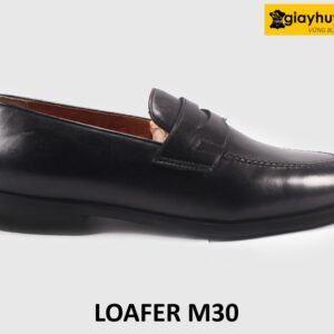 Size 39 Giày Loafer nam không buộc dây đế khâu chỉ M30 001