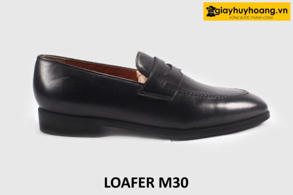 Size 39 Giày Loafer nam không buộc dây đế khâu chỉ M30 001
