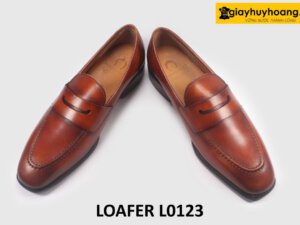 Giày loafer lười nam mũi vuông sang trọng loafer L0123 004