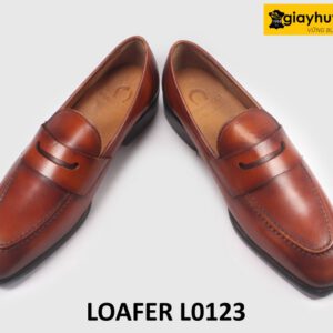 Giày loafer lười nam mũi vuông sang trọng loafer L0123 004
