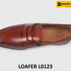 Giày loafer lười nam mũi vuông sang trọng loafer L0123 002