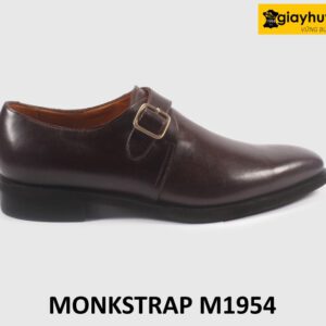 Giày Monkstrap nam màu nâu một khóa M1954 001