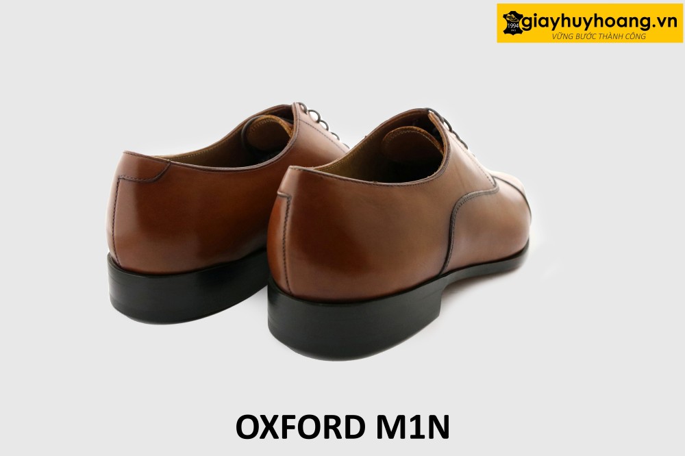 ban-giay-oxford-da-nam-da-bo-thu-cong-m1n-bo-001 Giày da oxford nam mũi vuông nhọn phong cách M1N 005
