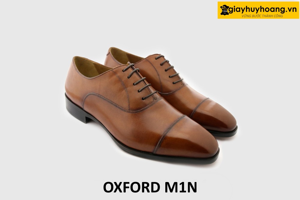 ban-giay-oxford-da-nam-da-bo-thu-cong-m1n-bo-003 Giày da oxford nam mũi vuông nhọn phong cách M1N 002