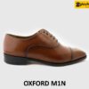 Giày da oxford nam mũi vuông nhọn phong cách M1N 001