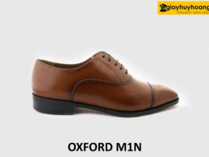 Giày da oxford nam mũi vuông nhọn phong cách M1N 001