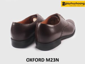 Giày tây oxford nam màu nâu đế khâu M23N 005