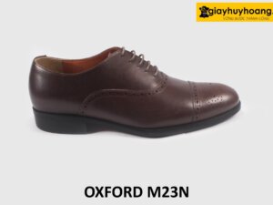 Giày tây oxford nam màu nâu đế khâu M23N 001