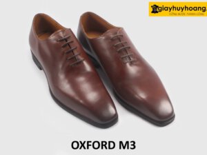 Giày oxford nam không đường may họa tiết M3 003