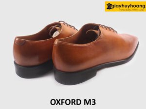 Giày da oxford nam trơn 1 miếng liền M3 005
