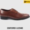 Giày Oxford da bò công sở đơn giản nâu U1940 001