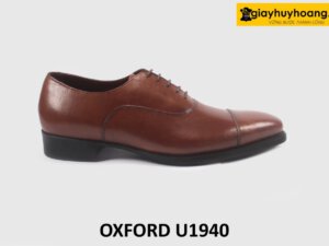 Giày Oxford da bò công sở đơn giản nâu U1940 001