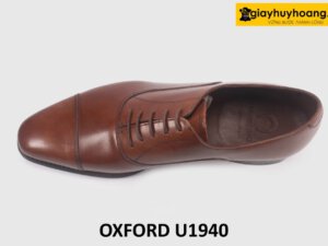 Giày Oxford da bò công sở đơn giản nâu U1940 002
