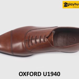 Giày Oxford da bò công sở đơn giản nâu U1940 002