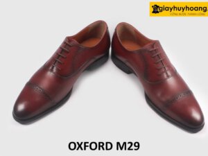 Giày oxford nam màu nâu công sở M29 004