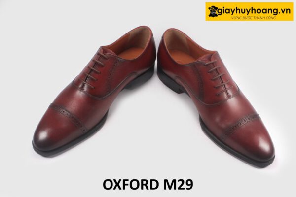 Giày oxford nam màu nâu công sở M29 004