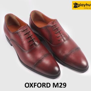 Giày oxford nam màu nâu công sở M29 003