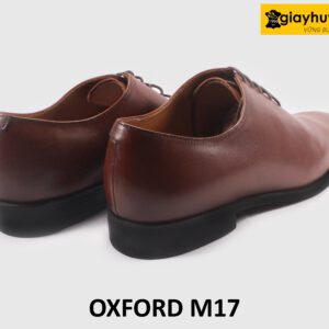 Giày oxford nam trơn 1 miếng liền mũi thon nhọn M17 005